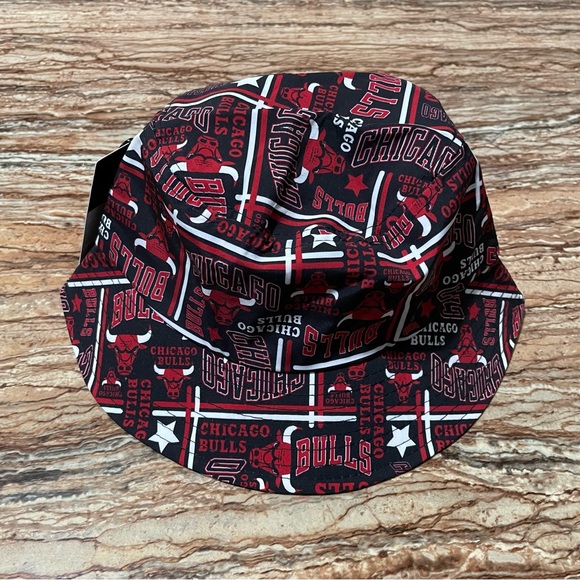 NBA Ultra Game Chicago Bulls Unisex Bucket Hat Red/Black Outdoor Streetwear